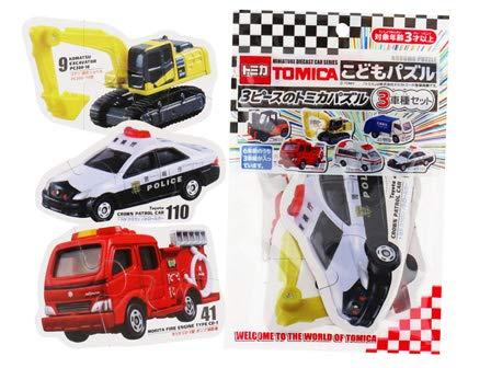 トミカ こどもパズル 6車種1セット（1パック3車種入×2） 車パズル