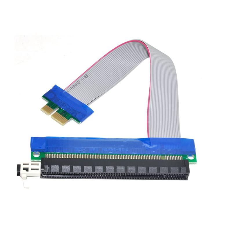ChenYang PCI-E Express 1xから16x拡張フレックスケーブル延長コンバーターライザーカードアダプター 20cm