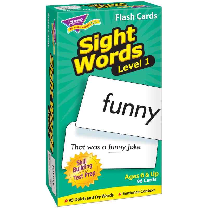 楽天コモドワークスTrend Enterprises トレンド 英単語 フラッシュカード 目で見て学ぶことば レベル1 Trend Flash Cards Sight Words Level 1 T-53017