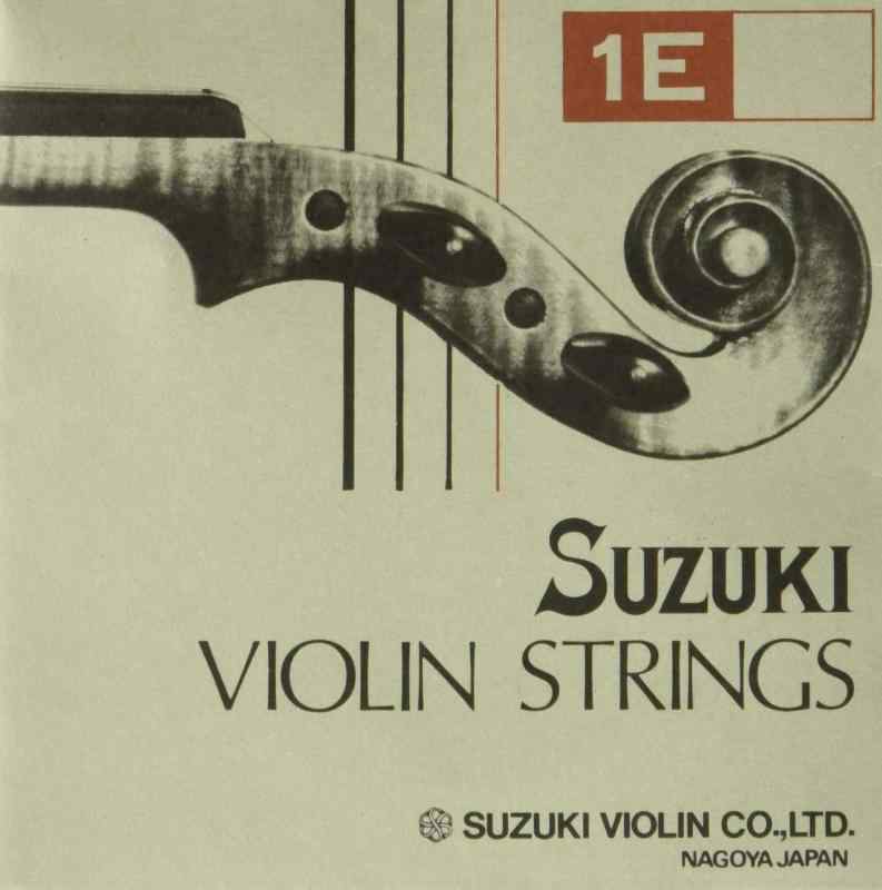 鈴木バイオリン製造 鈴木バイオリン 弦 Suzuki スズキ E スチール Violin ( ヴァイオリン ) 4/4-3/4用