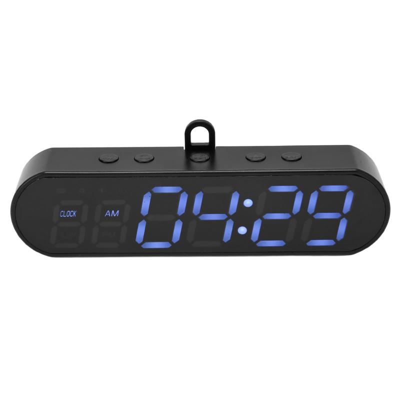 多機能ポータブルジムタイマー1000mAh USBフィットネススポーツインターバルワークアウト目覚まし時計、時計表示付き、3つのカスタムインターバルタイマー、ラウンドごとにカウントアップ