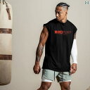 メンズ ノースリーブ フィットネス ベスト ランニング トレーニング スポーツ Tシャツ チョッキ バスケットボール トップスス