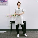 韓国 医療 タトゥー 作業着 整形 外科 医 白衣 半袖 夏 服 美容 室 美容師 服