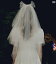 ブライダル アクセサリー ウェディング パーティー 結婚式 花嫁 婦 小物 フォレスト ベール ヘッド ドレス シンプル ショート ソフト ガーゼ 写真 ドレス シンプル バタフライ パール
