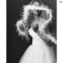 ブライダル アクセサリー ウェディング パーティー 結婚式 花嫁 婦 小物 白羽 ベール ロング ショート スーパー フェアリー 結婚式 帽子 写真撮影