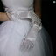 ブライダル アクセサリー ウェディング パーティー 結婚式 花嫁 婦 小物 サテン ホワイト グローブ ショート 写真 フォト グローブ