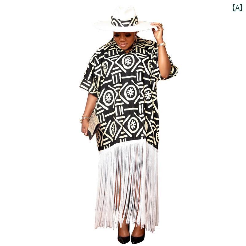 レディース ファッション 大きめサイズ アフリカ プリント シャツ ドレス フリジ 大きめサイズ スカート