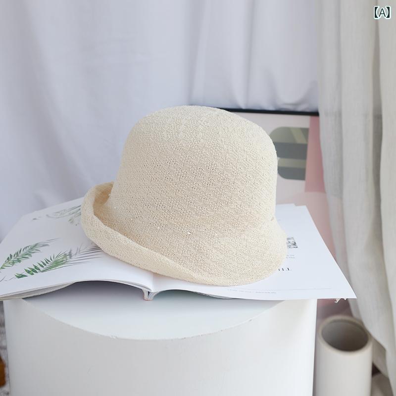 レディース 和紙 帽子 夏 帽子 日焼け防止 日よけ 帽子 軽量 通気性 麦わら 帽子
