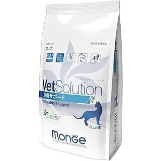 ●商品概要 猫用皮膚サポートは、皮膚疾患の猫に給与することを目的として、特別に調整された食事療法食です。 加水分解サーモンタンパクを使用し、腸内アレルゲン負荷を制御、同時に消化しやすく調整されています。 炎症性皮膚疾患のコントロール、皮膚・被毛の健康維持のためにオメガ3を配合しています。 ●皮膚サポートの特徴 【健康的な皮膚をサポート】 皮膚被毛の健康管理のため、必須脂肪酸オメガ3として精製サーモンオイルを配合しています。 オメガ6脂肪酸／オメガ3脂肪酸の割合を1対5総EPA+DHA 濃度 0.46%に調整しています。 この商品は獣医師の指導のもとに給与してください。