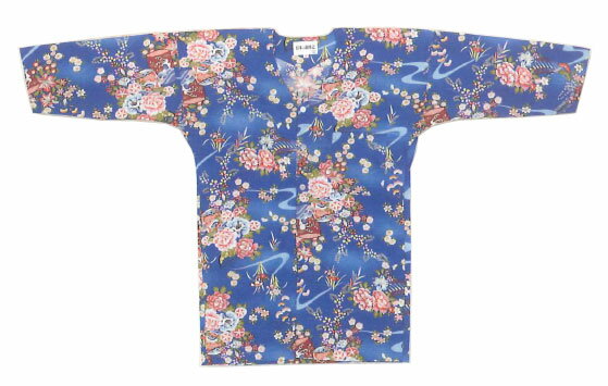 鯉口シャツ派手系 メール対応しております。鯉口シャツ 花柄 祭り 和柄 制服 飲食店 和食店 居酒屋 ユニフォーム 男性 メンズ 女性 レディース 男女兼用