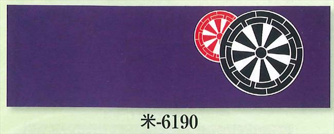 シルクスクリーン手ぬぐい【御所車】