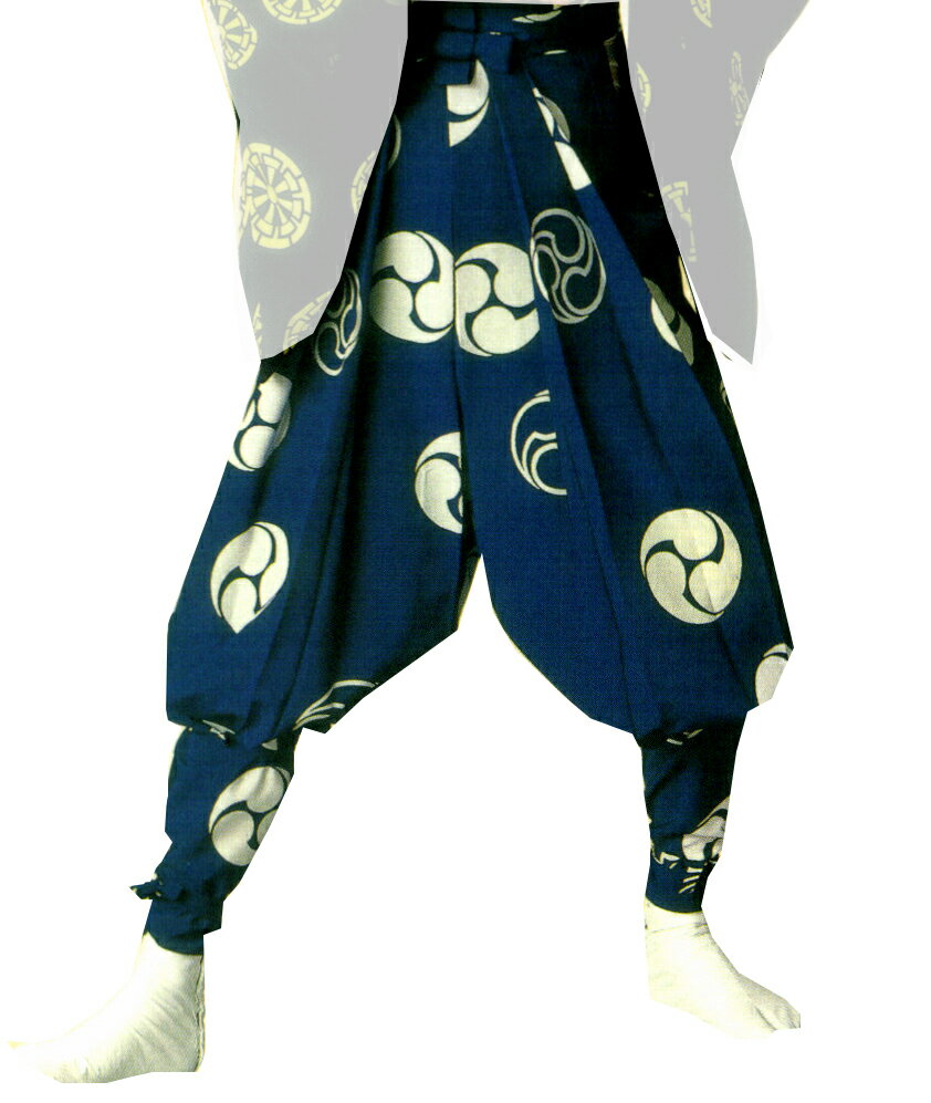 【たっつけ袴】人気の合繊生地【袴腰板付き】