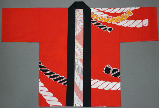 祭り、和太鼓などのイベントにも最適な法被 法被のプロが運営する専門店、祭り、イベントを盛り上げる半纏,法被「縄熨斗」大人サイズハッピ 反応染定価13000円超えを顔料法被にしてお買い求めやすい激安価格になりました。