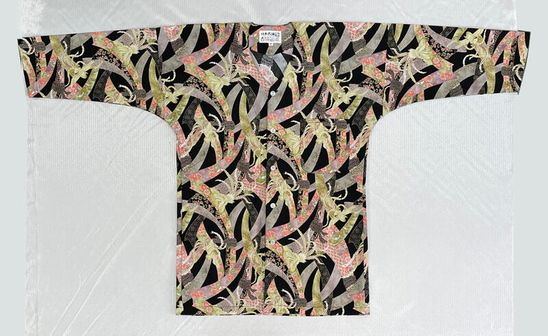 鯉口シャツ大人 数量限定 熨斗鳳凰 鯉口シャツ 花柄 祭り 和柄 制服 飲食店 和食店 居酒屋 ユニフォーム 男性 メンズ 女性 レディース 男女兼用