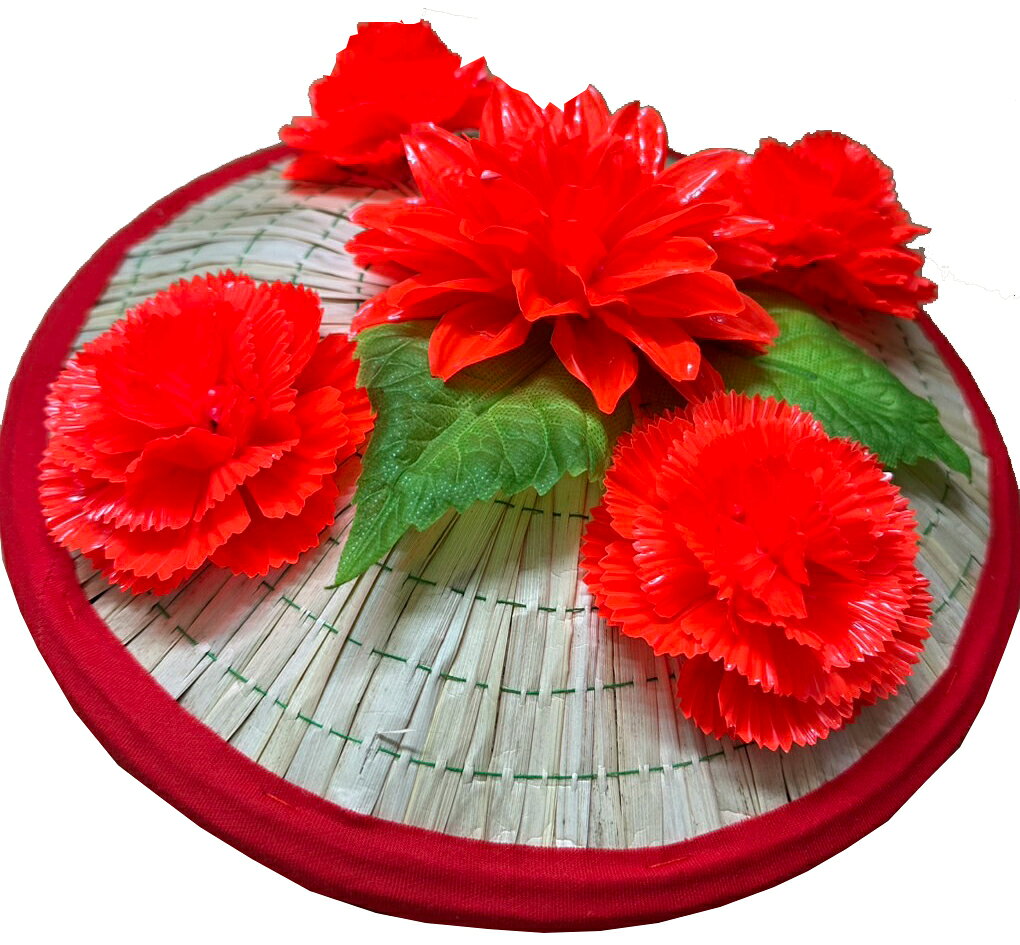 子ども用花笠【国産】園児向けサイズの山形花笠です。国産品　全国送料無料（特殊地域除く） - 2