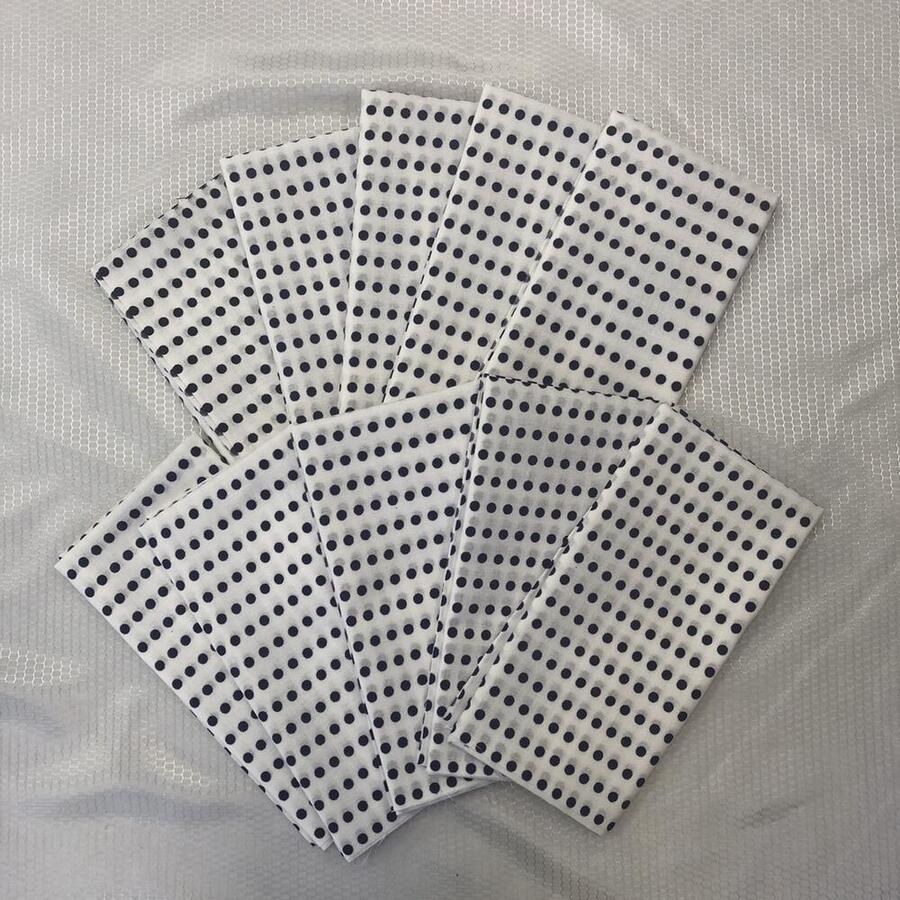 たたみ有り　10本メール便送料込みの　畳んで発送豆絞り　濃紺豆手ぬぐい　祭り手ぬぐいの定番でねじっ..