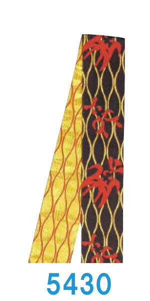 金襴半纏織帯　法被の腰紐といえば染が一般的ですが和太鼓の帯は金襴が最強です。よさこいにも人気。