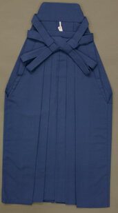 合繊ソフト無地袴「花紺色」くりまち馬乗り国産袴