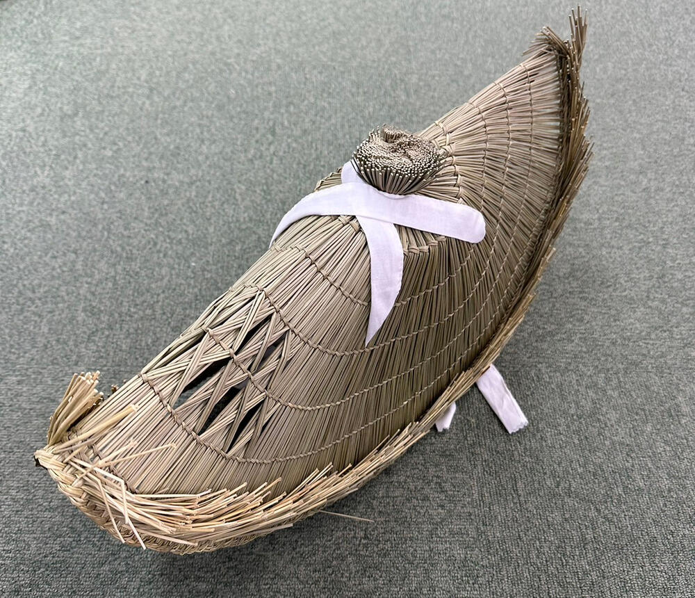 鳥追笠　【本物　布の紐式】とりおい笠 とりおいがさ 鳥追い唄 鳥追い女 門付け かどづけ かどつけ 時代劇 torioi