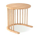 サイドテーブル 和風家具 サイドテーブル ナイトテーブル おしゃれ 木製 高さ48cm ソファベッド サイド ソファ シンプル オーク 軽量 軽い ナチュラル 角 まどか 花弁テーブル H NT色 リラック…