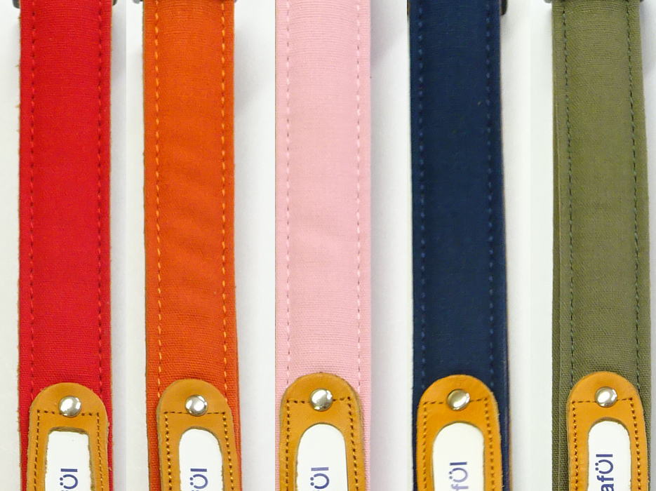 【クーポン有】 KAWAFUL ソフティーワンタッチカラーL レッド 大型犬用 首輪 犬用 わんぱく お試し AME