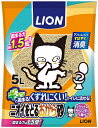 【クーポン有】 ニオイをとるおから砂 5L ライオン ペット用 猫用 猫砂 ネコトイレ 他お試しフードサンプル有 A60-7