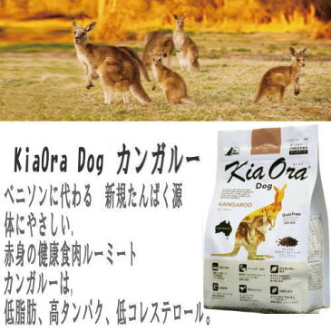 【クーポン有】 KiaOra 新フレーバー キアオラ 犬用 カンガルー 400g ニュージーランド産 安全 無添加 ドックフード 食物アレルギー 皮膚 痒み予防 穀物不使用 わんぱく送料無 ドライフード お試し ALE