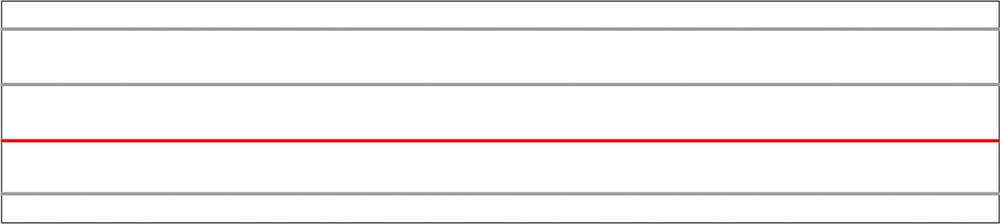 【P10倍！14日10:00-16日23:59】四線マグネットシート帯白板 (1) 1段 線間50mm 5枚組