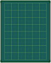 ワクピタ 国語黒板 大(軽量両面タイプ) (1) 8字×6行 クロス入り/10字×5行 原稿用紙型