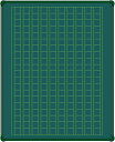 ワクピタ 国語黒板 大(軽量両面タイプ) (3) 20字×10行 原稿用紙型/14字×10行