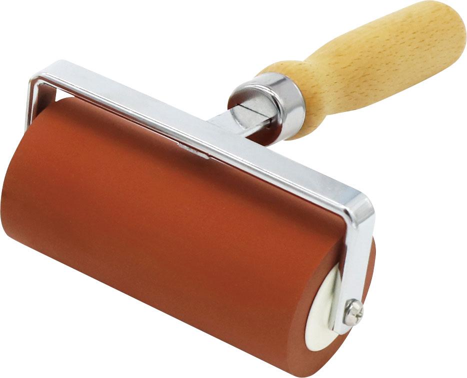 【P10倍!20日20:00-27日1:59】版画用ゴムローラー (1) 100mm