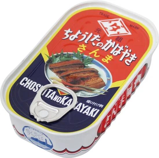 【非常食　単品】ちょうしたの缶詰　さんまの蒲焼　単品