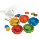 【P10倍!15日限定】ソート&カウント カップ カラフル 知育玩具 数遊び 幼児 ゲーム 木のおもちゃ プラントイ
