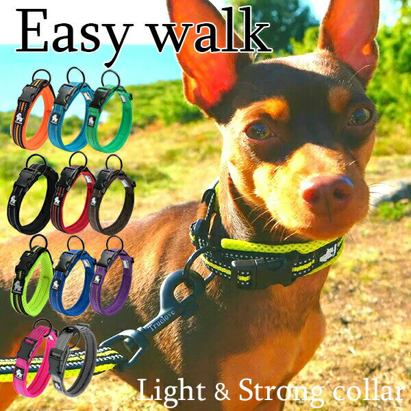 USB充電式 LEDライト首輪 超小型犬〜小型犬用光る首輪 青 首回り35cm ペット用品 発光首輪 切断して長さ調節可能 光る首輪 Rk112