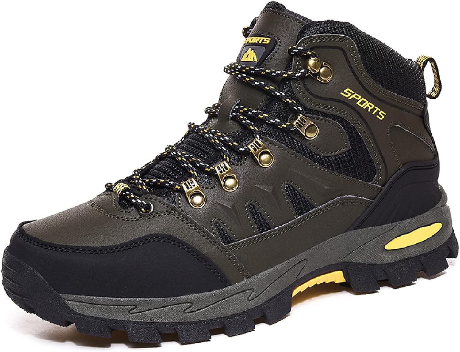 撥水機能 トレッキングシューズ メンズ ハイキングシューズ レディース 通気性 防滑 大きいサイズ アウトドア キャンプシューズ 耐磨耗 滑り止め 登山靴 ハイカット 春夏秋冬 クッション性 耐久性