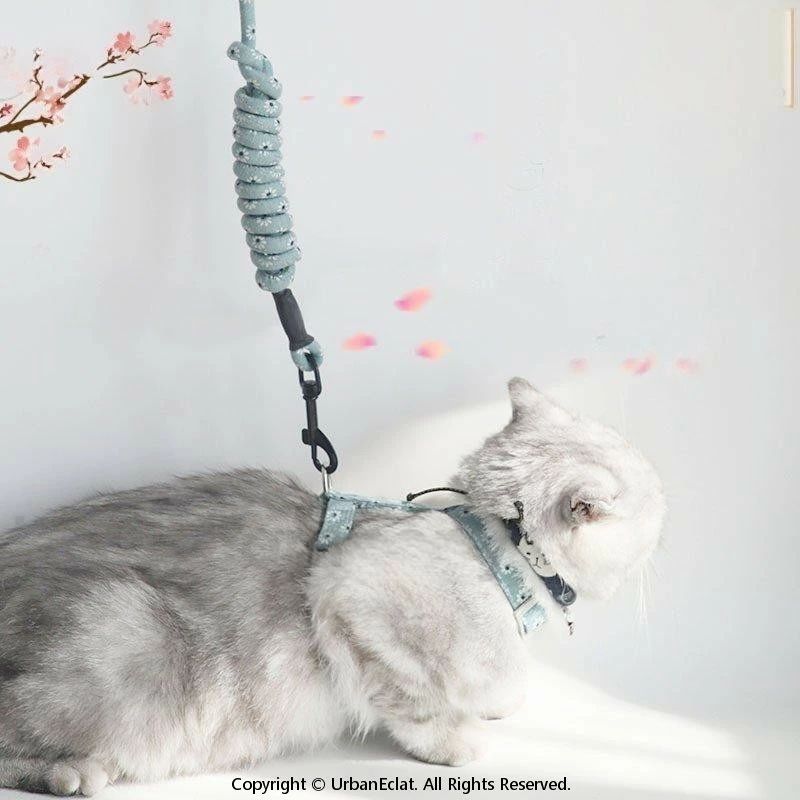 ハーネスリード 猫用 ネコグッズ ネコ用品 ペットグッズ ペット用品 お散歩グッズ ...