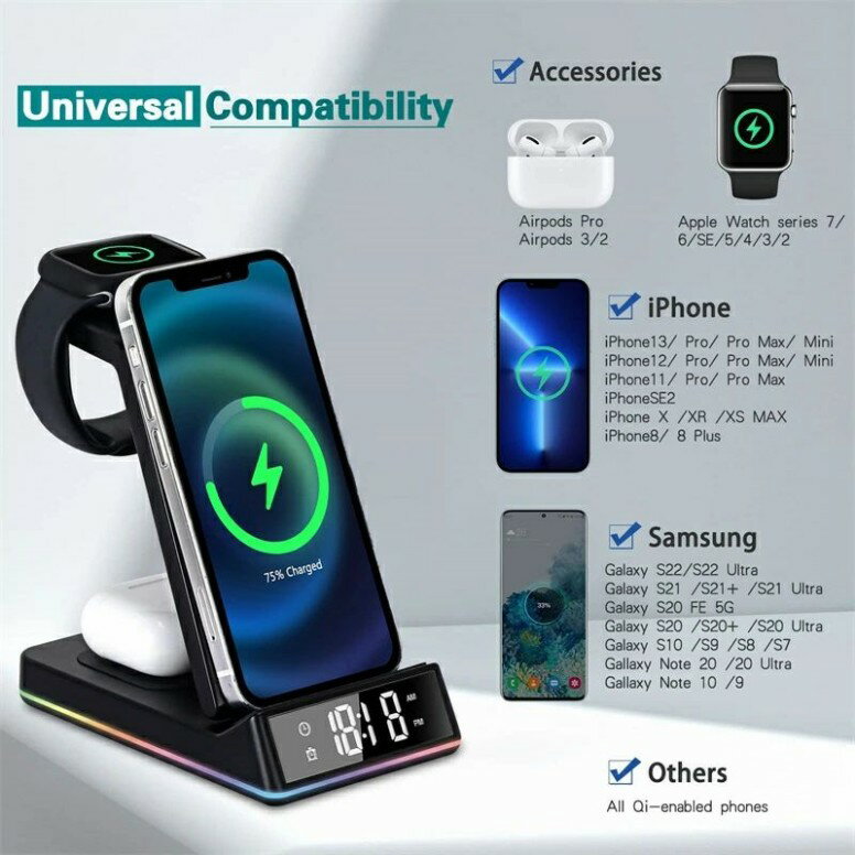 磻쥹Ŵ ®15W/10W/7.5W 磻쥹 Ŵ type-c apple watch  ޤ iPhon...