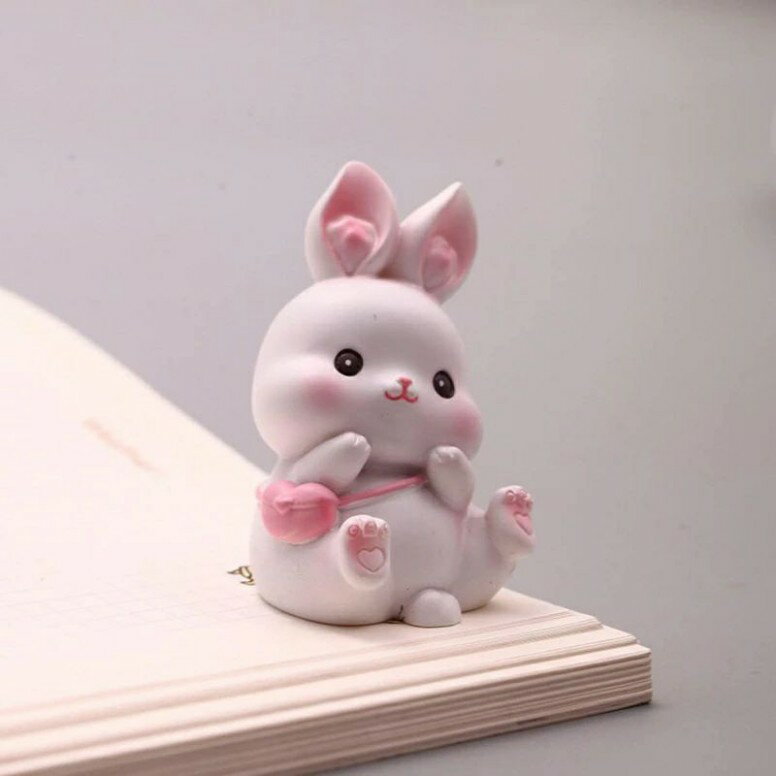兎のオブジェ 装飾品 ホームインテリア カワイイ うさぎ アヒル置物 北欧置物 北欧雑貨 F 可愛い雑貨 豚 おしゃれ 癒しグッズ 北欧グッズ 卓上 会社 車中 屋外装飾 樹脂材質 防水 小さめ 高級