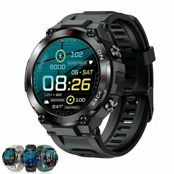 GPSナビゲーションウォッチ スマートウォッチ スポーツウオッチ 1.32インチ大画面 腕時計 超長時間待機 IP68防水 GPS連携 目覚まし時計 着信通知 睡眠検測 多国の言語 アラーム プレゼント 父の日 母の日 ギフト＼／