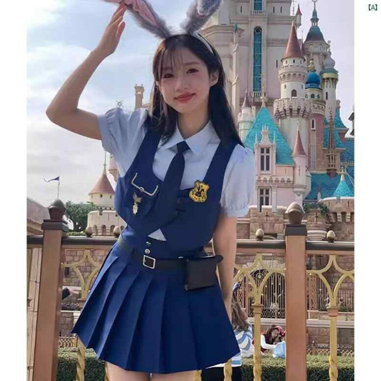 夏 カレッジ 風 JK 制服 パフスリーブシャツ ベスト カーディガン プリーツスカート スリーピーススーツ