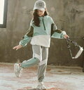 子供服 女の子 ガールズ ジュニア 秋冬新品 110 120 130 140 150 160 ジャージ 上下セット スウェット トレーナー セットアップ パーカー 女児 ガールズ キッズ ダンス スポーツウェア 2点セット 運動服