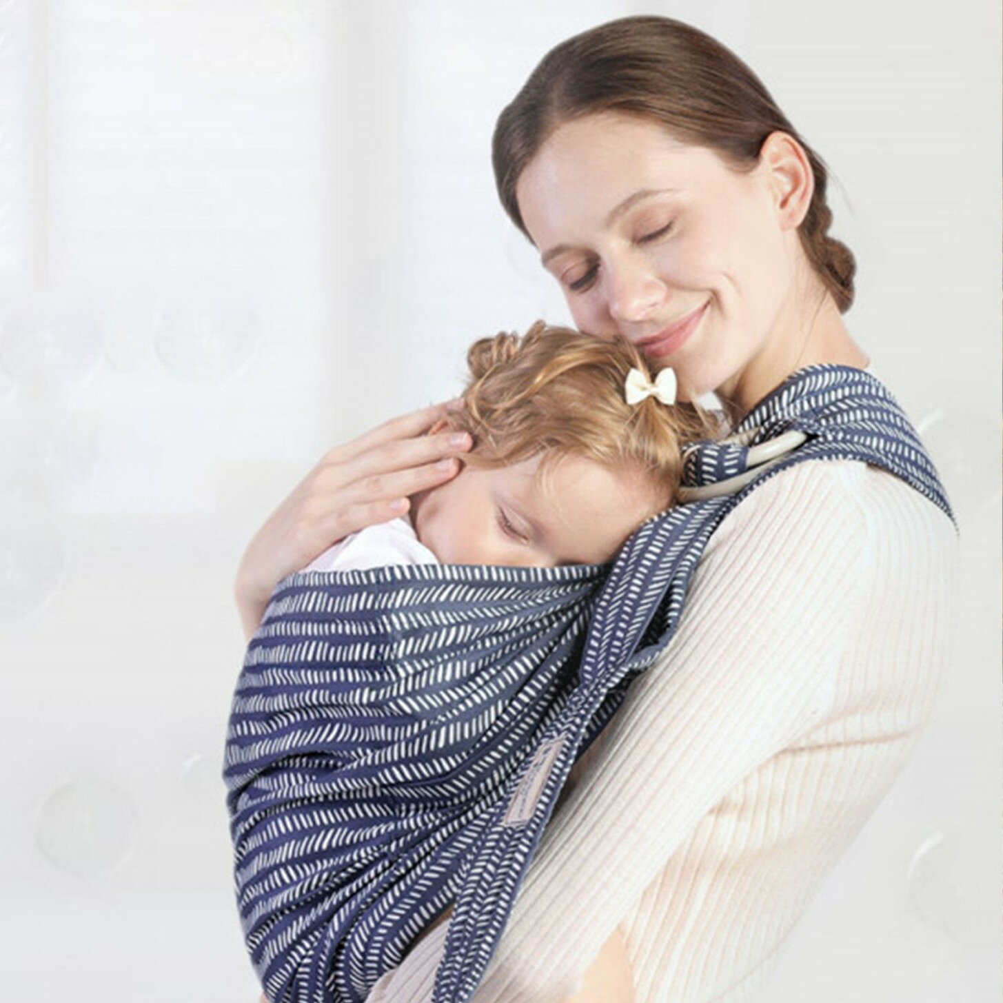 ベビースリング 抱っこ紐 新生児 スリング 横抱き 成長に合わせて使える 抱っこひも メッシュ コットン 軽量 コンパクト 携帯便利 パパママ兼用 収納袋付き 出産祝い 出産準備 ギフト プレゼント 3