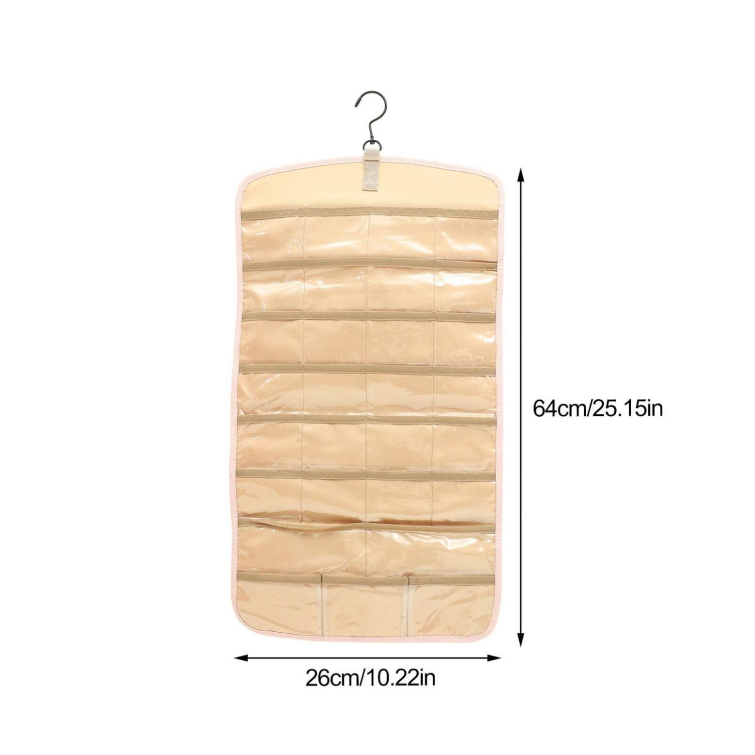 ワンステークスのバッグ ジュエリー ハンガー リング イヤリング ホルダー ネックレス ハンガー付き ロール 収納 オーガナイザー ジュエリー｜アングル3