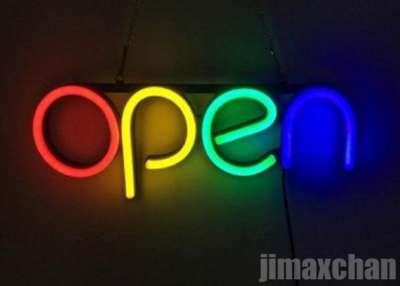  OPEN ͥ ꥫ ƥ NEON ץ SIGN LED  ޯ   ơ  ɳݤ ...