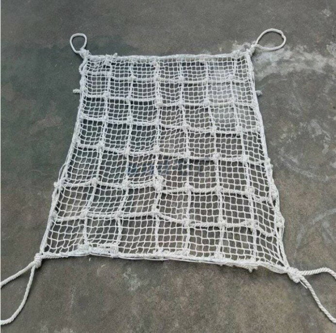 モッコ型 ベルトスリング スリングベルト 1.5m×1.5m ベルト幅4cm マス目3.5cm ポリエステル+ナイロン製..