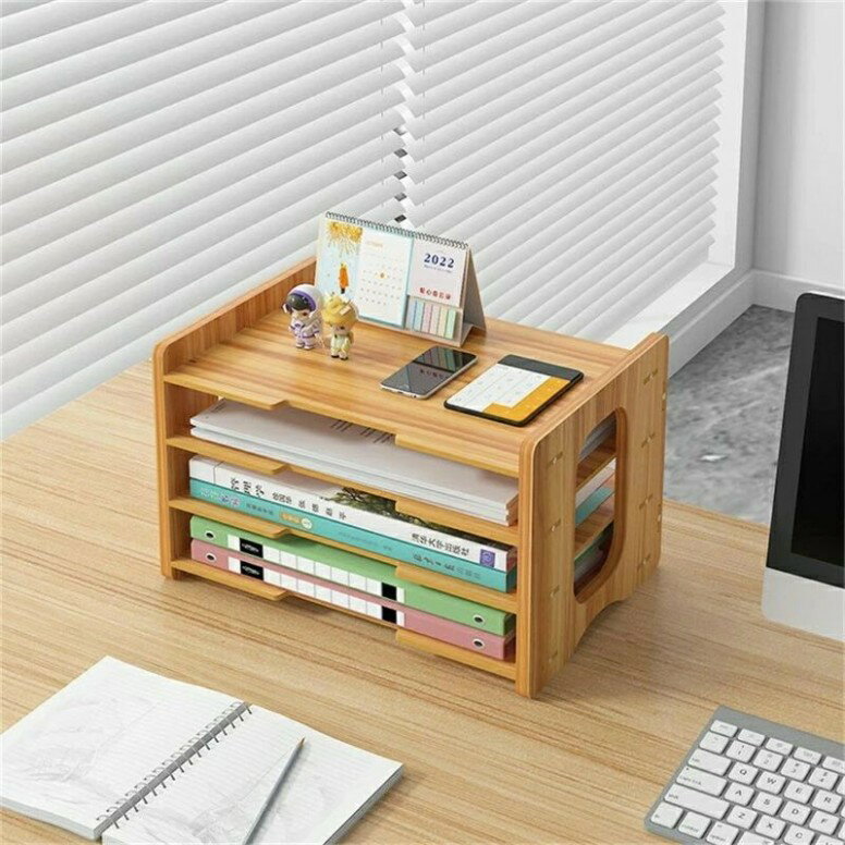 卓上収納 書類整理 書類収納 4段 7段 書類棚 文房具 収納 ファイルケース A4サイズ 組立式収納ケース 卓上収納ケース 木製 組立式 大容量 オフィス収納 収納ボックス A4入れ ティシューボックス ペン入れ 卓上ラック 事務用 オフィス用品 整理整頓