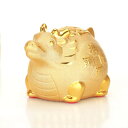 金龍 貯金箱 龍 セラミックス 置物陶器 金運 可愛い コイン お札 底穴あり 鴻運當頭 開運 プレゼント ギフト