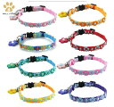 CAT COLLAR 首輪 猫首輪 ネコ用 カラー 猫の顔の安全バックルがかわいい 力が加わると外れるバックル クイックリリースバックル アクセサリーとベル付き...