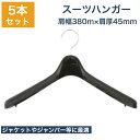 【5本セット】 ハンガー プラスチック ジャケット スーツ ジャンパー 洗濯 スリム 薄型 コンパクト 軽量 衣類収納 洗濯物 物干し 新生活 クローゼット 業務用 ブラック 黒 シャツ 婦人服 おしゃれ 省スペース すべらない 春物 夏物 衣類 収納 ロッカー 日本製 送料無料