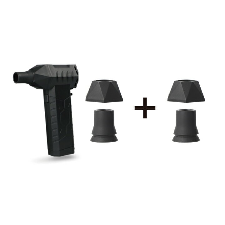 ＼ブロアー+付属専用ノズルセット／ 疾風 充電式 小型ブロワー はやて LEDライト搭...